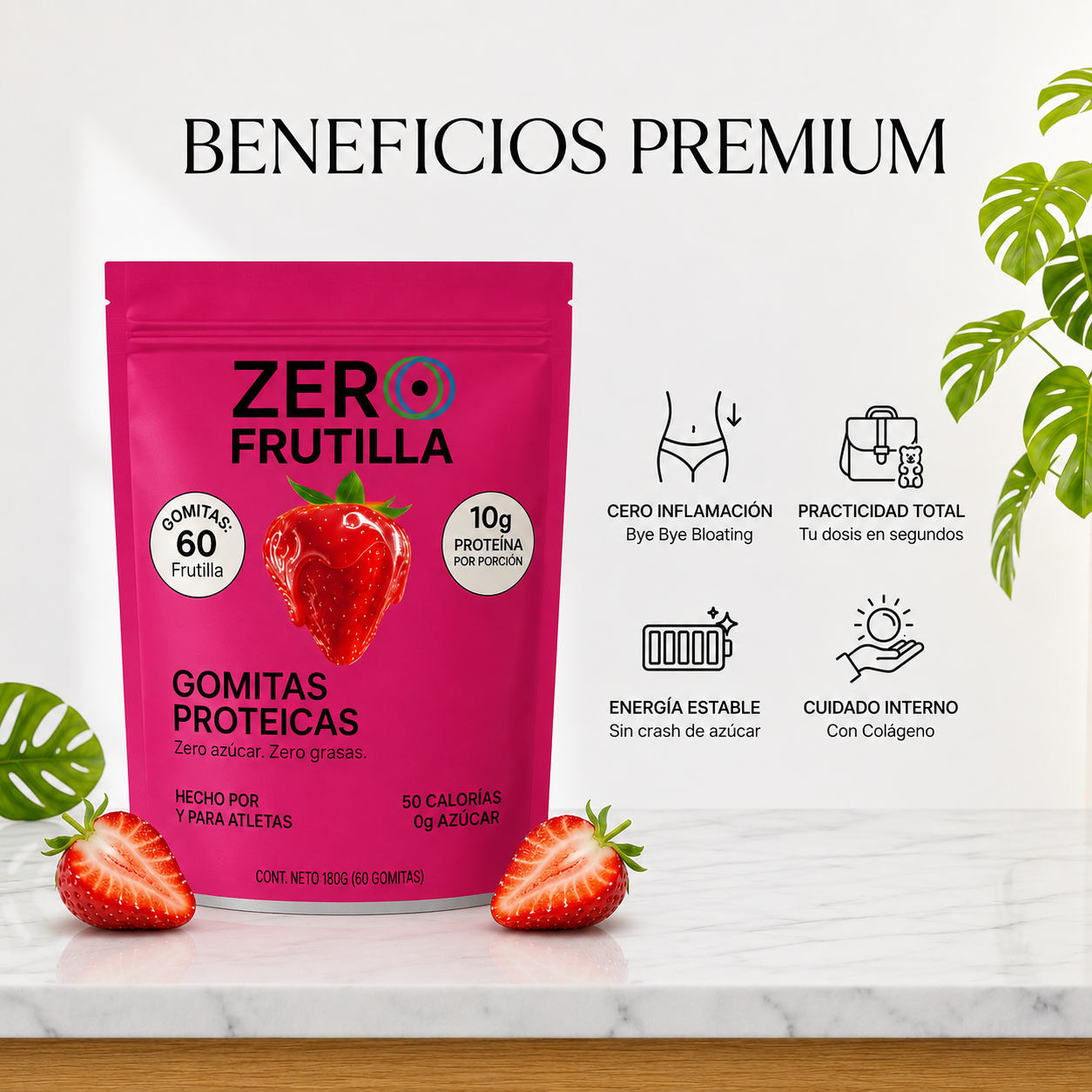 Gomitas Proteicas | Proteína pura. Cero inflamación